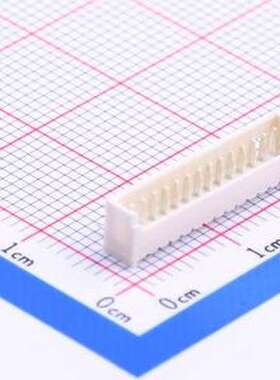 W-1251R14P-0200 线对板针座 间距:1.25mm 1x14P 弯插,P=1.25mm