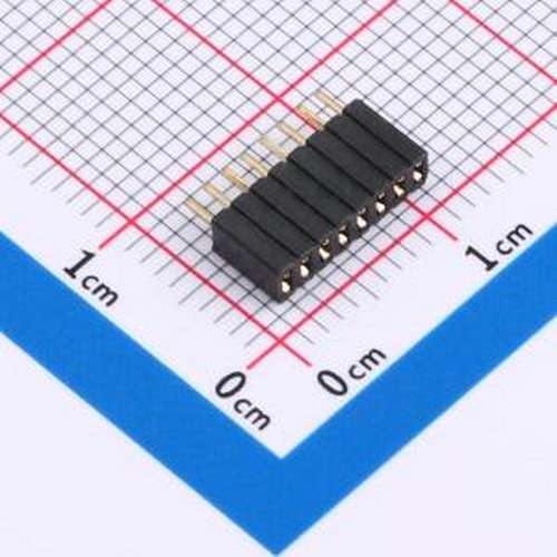 PM127V-11-08-H46 排母 间距:1.27mm 1x8P 直插 插件,P=1.27mm