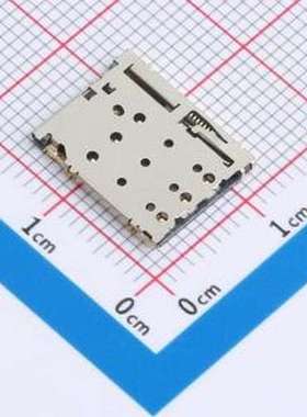 XDSM-1023-2824 SIM卡连接器 智能小体积卡座 Nano SIM卡座6PIN自
