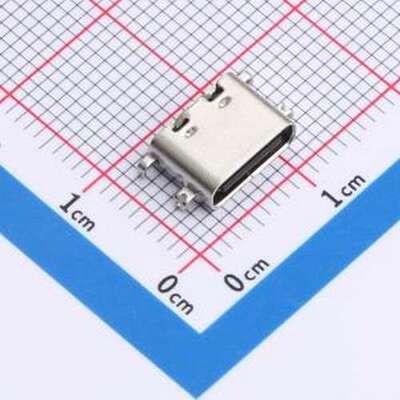 UC01-0B16F10011 USB连接器 USB Type-C 母座 沉板 SMD