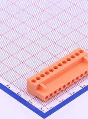HT396K-3.96-12P 插拔式接线端子 3.96mm 1x12P 排数:1 每排P数:1