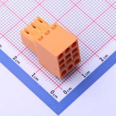 KF2EDGKE-3.5-2*3P 插拔式接线端子 3.5mm P=3.5mm