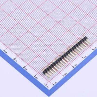 X4611WVS-21I-C40D44R1 排针 1x21P 间距:2mm 方针 SMD,P=2mm(交