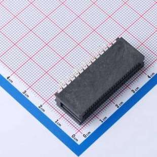 金手指连接器 插件 1.27mm 54P P=1.27mm P数 HED54LP03BK