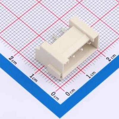 WAFER-VH396W-4A 线对板针座 WAFER-VH396W-4A SMD,P=3.96mm,卧贴