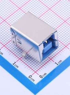 U235-091N-4BLRC16-2 USB连接器 Type-B 母 弯插 插件