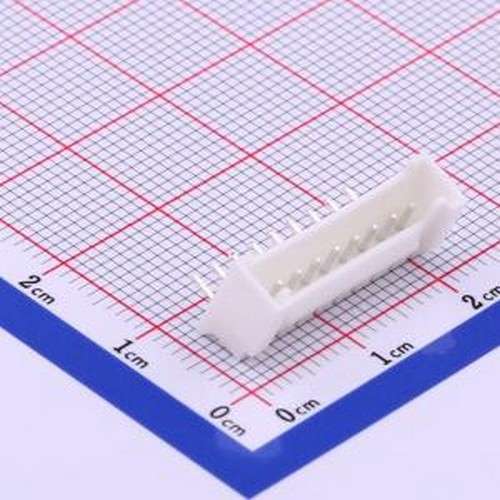 X2011WR-09A-N0SN 线对板针座 1x9P 间距:2mm 弯插 系列:PH 弯插,