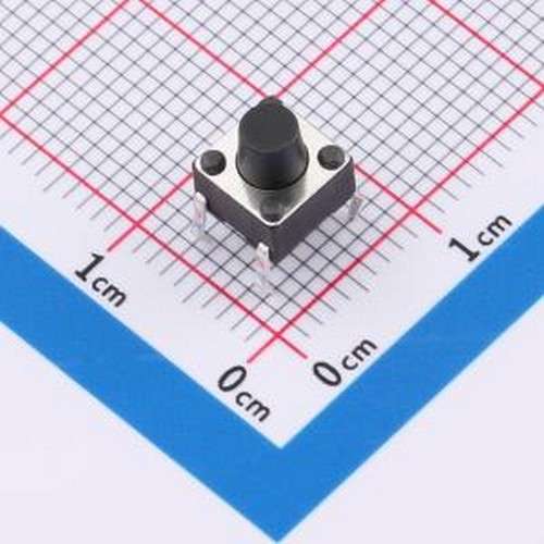 TS013-CBW1FH6.5 轻触开关 6*6*6.5mm 直插 250GF 轻触开关 插件-
