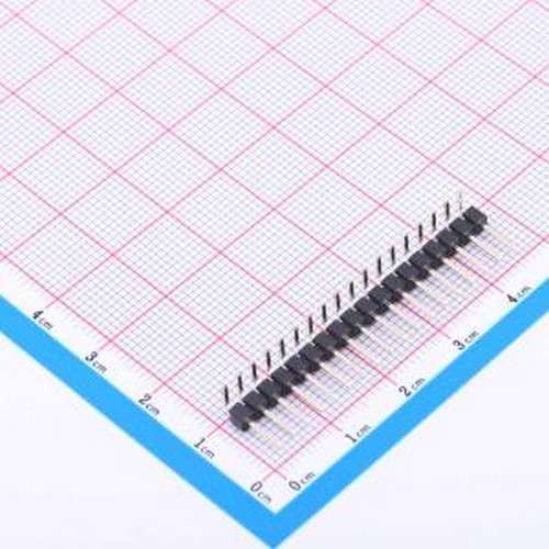 KH-2.54PH90-1X18P-L13.8 排针 间距:2.54mm 1x18P 弯插 方针 弯