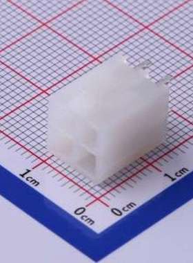 C4255WVA-2X02P 线对板针座 2x2P 间距:4.2mm 直插 插件,P=4.2mm