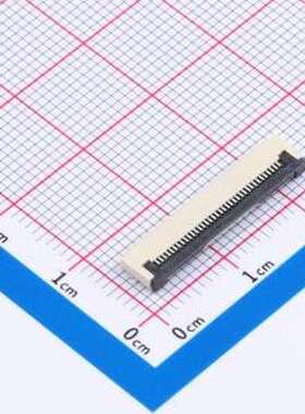 0.5K-DHQX-36PWB FFC/FPC连接器 间距:0.5mm P数:36P 翻盖式 SMD,