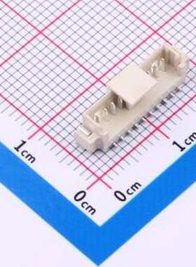 ZX-MX1.25-10PLT 线对板针座 1x10P 间距:1.25mm 立贴 SMD,P=1.25
