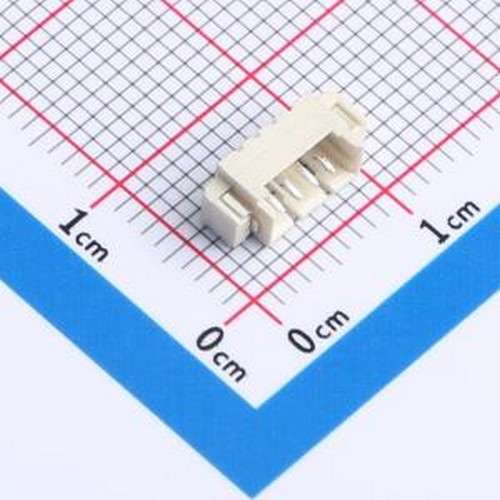 THD1252-04WR-SN 线对板针座 1.25间距 卧贴 SMD,P=1.25mm,卧贴