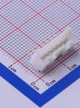 HX20018-7WA 线对板针座 1x7P 间距:2mm 弯插 白色 弯插,P=2mm