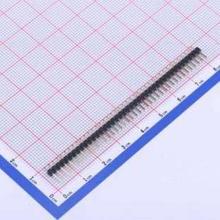 2mm 卧贴 C40D28 P=2mm SMD 方针 间距 1x40P 排针 40I X4611WRS