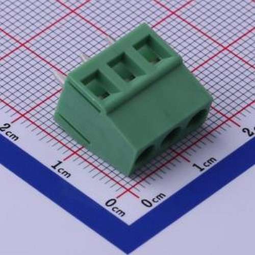 DB128V-5.0-3P-GN-S 螺钉式接线端子 5mm 1x3P 排数:1 每排P数:3