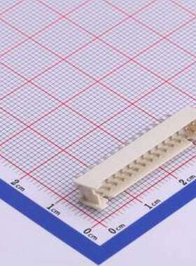 HX20017-28A WH 线对板针座 2x14P 间距:2mm 直插 白色 插件,P=2m