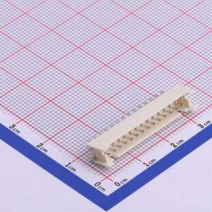 HX20017-28A WH 线对板针座 2x14P 间距:2mm 直插 白色 插件,P=2m
