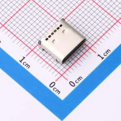 XUBF-0339-0794 USB连接器 TYPE C 24PIN母座 卧式双排贴板式SMD