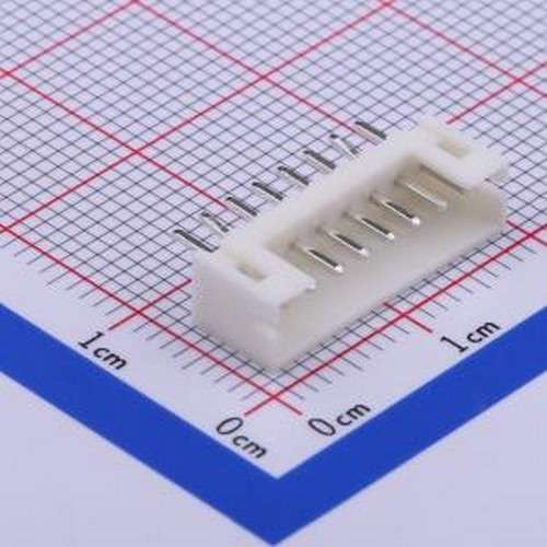 X2016WV-08K-N0SN 线对板针座 1x8P 间距:2mm 直插 系列:PH 插件,