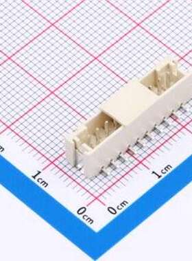 MXPH-2.0-10P-LT1-0-A 线对板针座 间距:2mm 立贴 象牙白 SMD,P=2