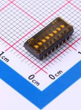 DSHP06TJGER 拨码开关 1.27mm 6位贴片拨码开关(J脚) SMD