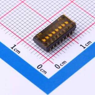 DSHP06TJGER 拨码开关 1.27mm 6位贴片拨码开关(J脚) SMD