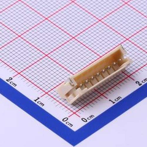 X2016WRS-08-9TSW 线对板针座 1x8P 间距:2mm 卧贴 系列:PH SMD,P