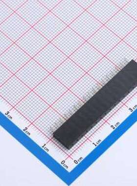 DS1023-1x17SF11 排母 1x17P 间距:2.54mm 直插 黑色 插件,P=2.54