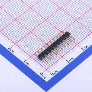 2mm 卧贴 C40D28 P=2mm SMD 方针 间距 1x10P 排针 10I X4611WRS