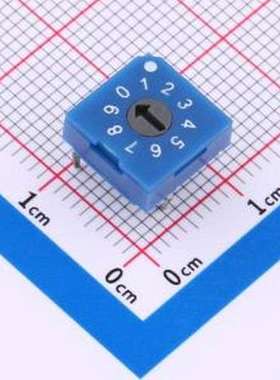 R9410R0H 旋转编码器 0-9数字BCD编码旋转开关 10位插件4+1脚 插