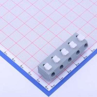 KF202-10.0-5P 弹簧式接线端子 1x5P 10mm 每排P数:5 排数:1 插件