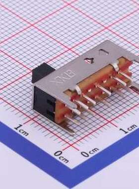SS25D01L4 滑动开关 柄长4mm 直插五档 滑动开关 插件
