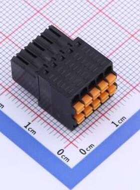 JL15EDGKDH-25405B01 插拔式接线端子 2x5P 2.54mm 黑色 P=2.54mm