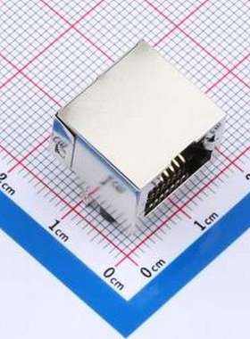 0438600025 以太网连接器(RJ45 RJ11) 不带LED 插件