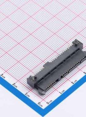 XUTS-2207-067 线对板针座 SATA15+7PIN板上接触母座 H6.74MM SMD