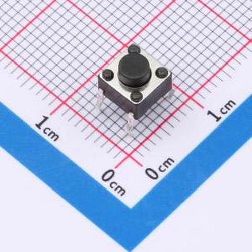 TS013-CBW1EH5.0 轻触开关 6*6*5.0mm 直插 180GF 轻触开关 插件-