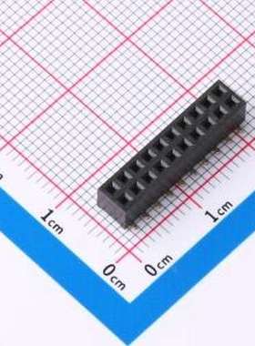 HDGCPH2.0-PMS-02-10 排母 2.0x4.3 双排SMT排母 2x10P SMD,P=2mm