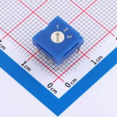 RS8130H 旋转开关 旋转选择开关 1-3档 插件-8P,9.9x9.9mm