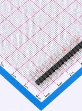 PZ2.54-UP1D-16A 排针 间距:2.54mm 单排 直插 16p 排针 插件,P=2