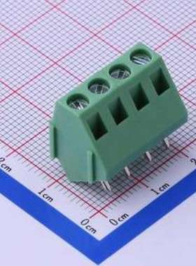 DB103-5.0-4P-GN-S 螺钉式接线端子 5mm 1x4P 排数:1 每排P数:4