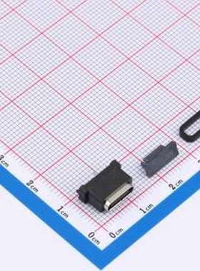 GT-USB-7073A USB连接器 Type-C 母 立贴 2件套 SMD