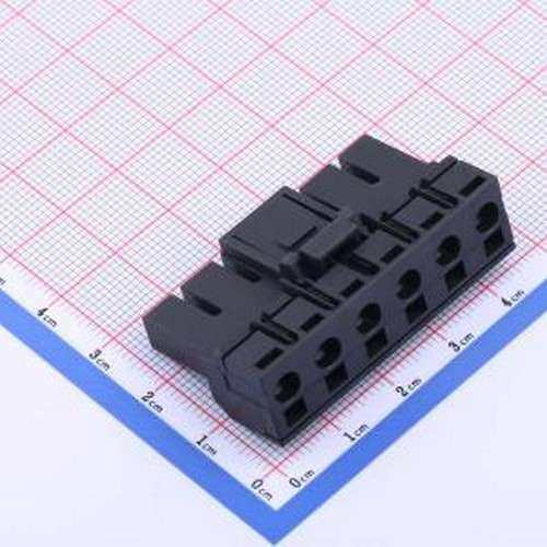 JL9EDGK-75006B01 插拔式接线端子 1x6P 7.5mm 排数:1 每排P数:6