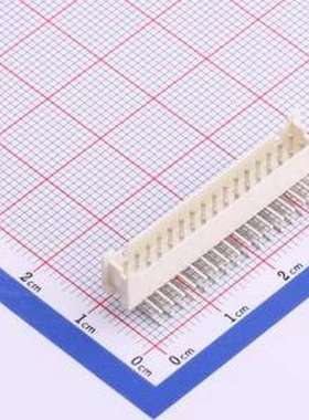 HX20017-32WAP WH 线对板针座 2x16P 间距:2mm 弯插 白色 弯插,P=