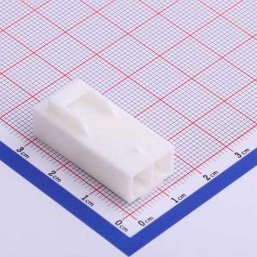 HX62008-2RF 胶壳(线对板/线对线) 6.2mm 1x2P 白色 P=6.2mm