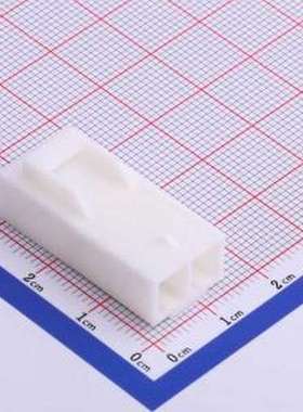 HX62008-2RF 胶壳(线对板/线对线) 6.2mm 1x2P 白色 P=6.2mm