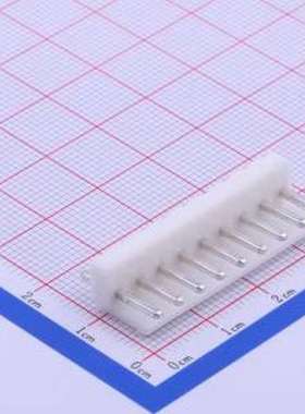 A3961WV-09P 线对板针座 间距:3.96mm 1x9P 白色 插件,P=3.96mm