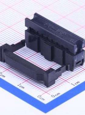2.54-2*8P 压线头 IDC刺破式连接器(牛角/简牛) 2.54mm 2x8P 排数