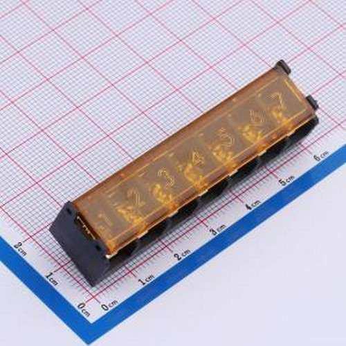DBT50G-8.25-7P-BK-P 栅栏式接线端子 DBT50G-8.25-7P-BK-P 桔盖