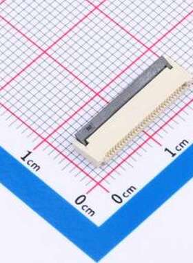 0.5K-DHHX-30PWB FFC/FPC连接器 间距:0.5mm P数:30P 翻盖式 SMD,